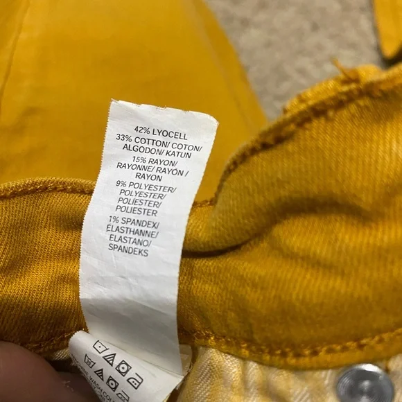 Lucky Brand Women's Mustard Skinny Jeans - Picture 6 of 6